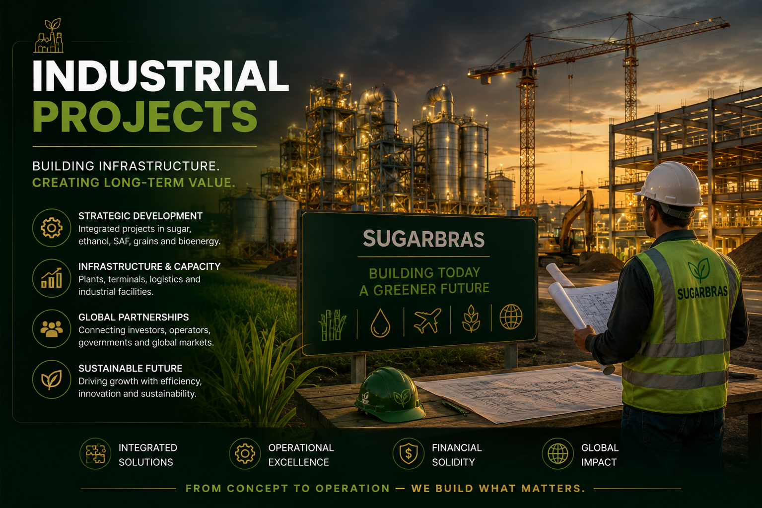 SUGARBRAS industrial projects and strategic infrastructure development